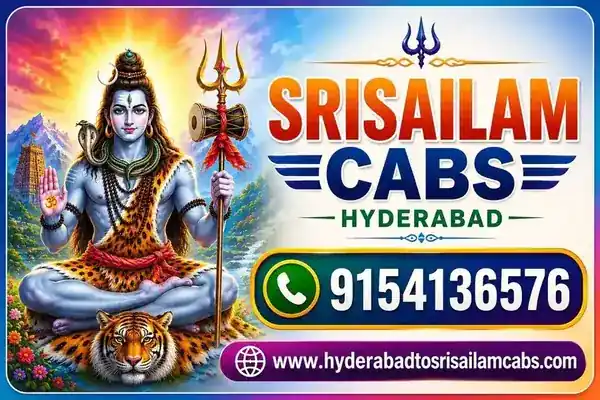 Comfortable Hyderabad to Srisailam cab journey