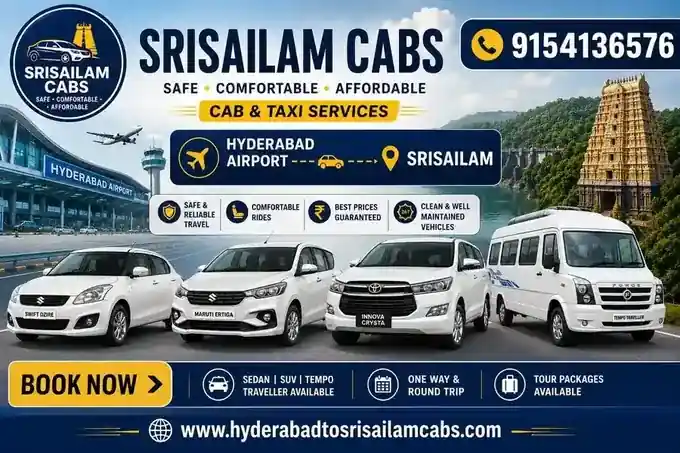 Hyderabad To Srisailam 2 Day Places